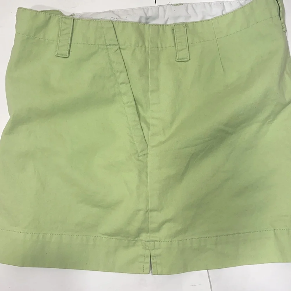🎉HP🎉 Nantucket Brand Skirt Lime Green Chino Mini cotton Size 6 - Picture 5 of 9